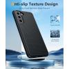 JXVM for Galaxy A32-5G Phone Case: Samsung Galaxy A32 5G Dual Layer Protective Heavy Duty Cover Shockproof Rugged with Non Slip Textured Back – Military Protection Bumper Tough 6.5inch (Black)(Black)