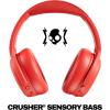 Skullcandy Crusher ANC 2 Wireless Over-Ear Bluetooth Headphones with Multi-Sensory Bass, Active Noise Cancelling, Up to 60 Hours Battery, Microphone for iPhone Android – Hazard(Plasma)