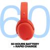Skullcandy Crusher ANC 2 Wireless Over-Ear Bluetooth Headphones with Multi-Sensory Bass, Active Noise Cancelling, Up to 60 Hours Battery, Microphone for iPhone Android – Hazard(Plasma)