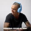 Skullcandy Crusher ANC 2 Wireless Over-Ear Bluetooth Headphones with Multi-Sensory Bass, Active Noise Cancelling, Up to 60 Hours Battery, Microphone for iPhone Android – Hazard(Preppy Blue)