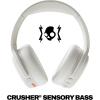 Skullcandy Crusher ANC 2 Wireless Over-Ear Bluetooth Headphones with Multi-Sensory Bass, Active Noise Cancelling, Up to 60 Hours Battery, Microphone for iPhone Android – Hazard(Bone)