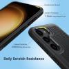 FNTCASE for Samsung Galaxy S26 Case: Military Grade Drop Protection, 14ft Drop Protective, Screen Protector Included, Anti-Slip Texture TPU+PC Dual Layer Shockproof Phone Case Cover (Black)(Black)