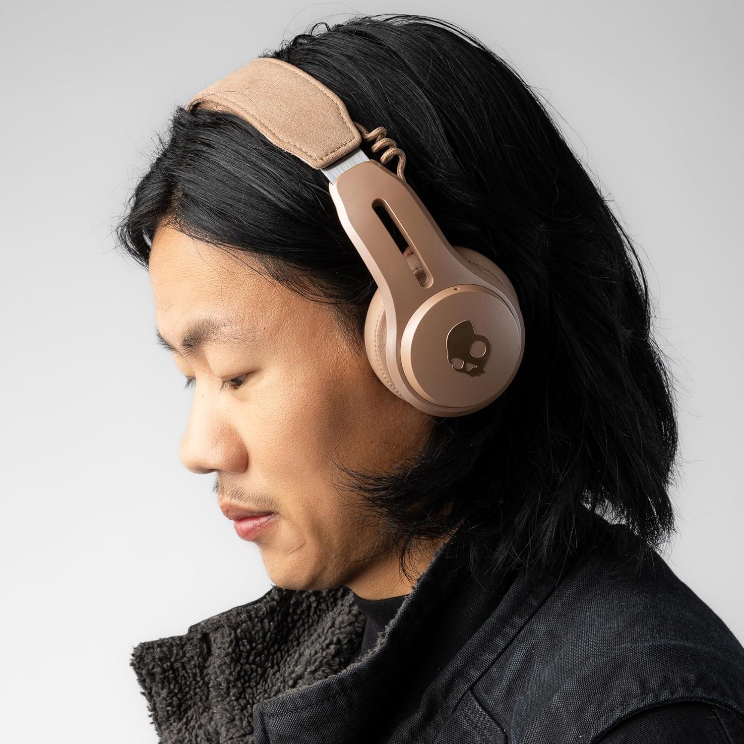 imageSkullcandy Icon ANC Wireless OnEar Bluetooth Headphones Active Noise Cancelling 60 Hours Battery Sweat Water Resistant Foldable Durable Travel Ready Microphone for iPhone Android BonePrimer