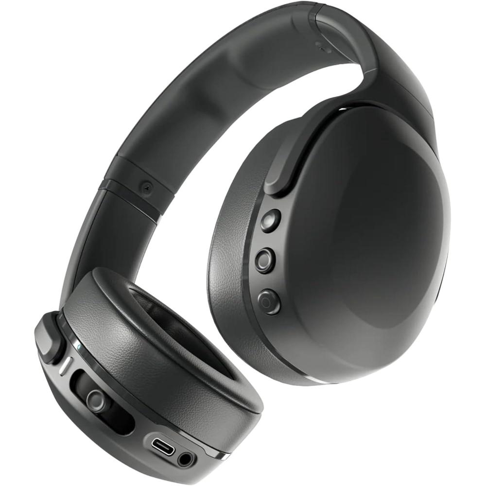 imageSkullcandy Crusher Evo Wireless Bluetooth Headphones with MultiSensory Bass Noise Isolating OverEar Fit Up to 40 Hours Battery Microphone for iPhone Android PrimerTrue Black