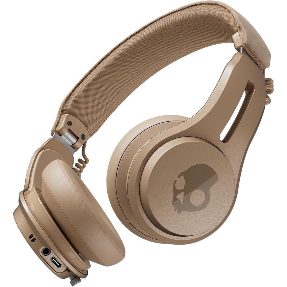 imageSkullcandy Icon ANC Wireless OnEar Bluetooth Headphones Active Noise Cancelling 60 Hours Battery Sweat Water Resistant Foldable Durable Travel Ready Microphone for iPhone Android  BonePrimer