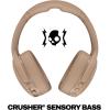 Skullcandy Crusher Evo Wireless Bluetooth Headphones with Multi-Sensory Bass, Noise Isolating Over-Ear Fit, Up to 40 Hours Battery, Microphone for iPhone Android – Primer(Primer)