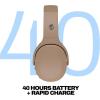 Skullcandy Crusher Evo Wireless Bluetooth Headphones with Multi-Sensory Bass, Noise Isolating Over-Ear Fit, Up to 40 Hours Battery, Microphone for iPhone Android – Primer(Primer)