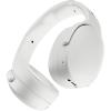 Skullcandy Crusher Evo Wireless Bluetooth Headphones with Multi-Sensory Bass, Noise Isolating Over-Ear Fit, Up to 40 Hours Battery, Microphone for iPhone Android – Primer(Bone)