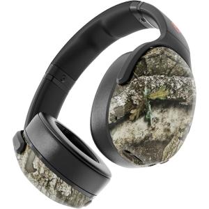 Skullcandy Crusher Evo Wireless Bluetooth Headphones with Multi-Sensory Bass, Noise Isolating Over-Ear Fit, Up to 40 Hours Battery, Microphone for iPhone Android – Primer(Realtree APX Black/Orange)