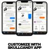 Skullcandy Hesh 360 Wireless Over-Ear Bluetooth Headphones, Up to 100 Hours Battery, Noise Isolating Fit, Flat-Folding Collapsible Design, Microphone iPhone Android – Bone(True Black)
