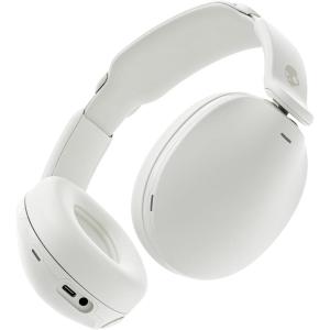 Skullcandy Hesh 360 Wireless Over-Ear Bluetooth Headphones, Up to 100 Hours Battery, Noise Isolating Fit, Flat-Folding Collapsible Design, Microphone iPhone Android – Bone(Bone)