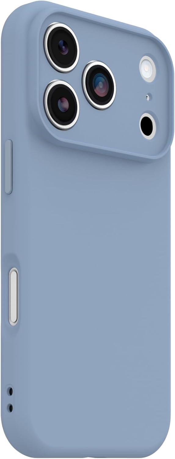 imageOtterBox iPhone 17 Pro Figura Series Case Polus Blue Aesthetic Silicone Phone Cases Protective Minimalist Design MagSafe iPhone Case with Camera ProtectionBlue