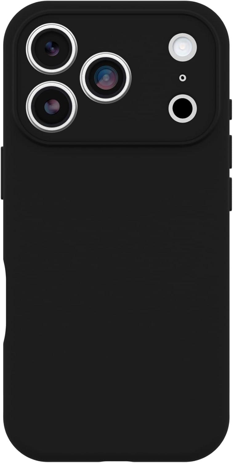 imageOtterBox iPhone 17 Pro Figura Series Case Polus Blue Aesthetic Silicone Phone Cases Protective Minimalist Design MagSafe iPhone Case with Camera ProtectionBlack