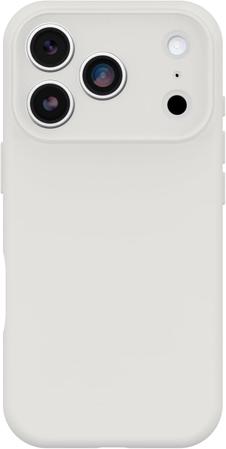 imageOtterBox iPhone 17 Pro Figura Series Case Polus Blue Aesthetic Silicone Phone Cases Protective Minimalist Design MagSafe iPhone Case with Camera ProtectionWhite