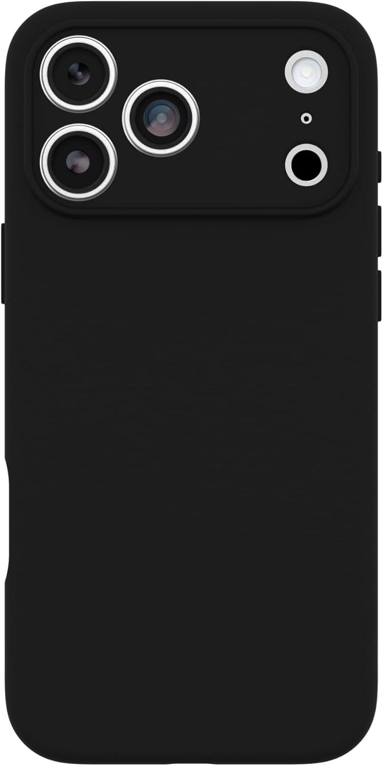 imageOtterBox iPhone 17 Pro Figura Series Case Polus Blue Aesthetic Silicone Phone Cases Protective Minimalist Design MagSafe iPhone Case with Camera ProtectionBlack