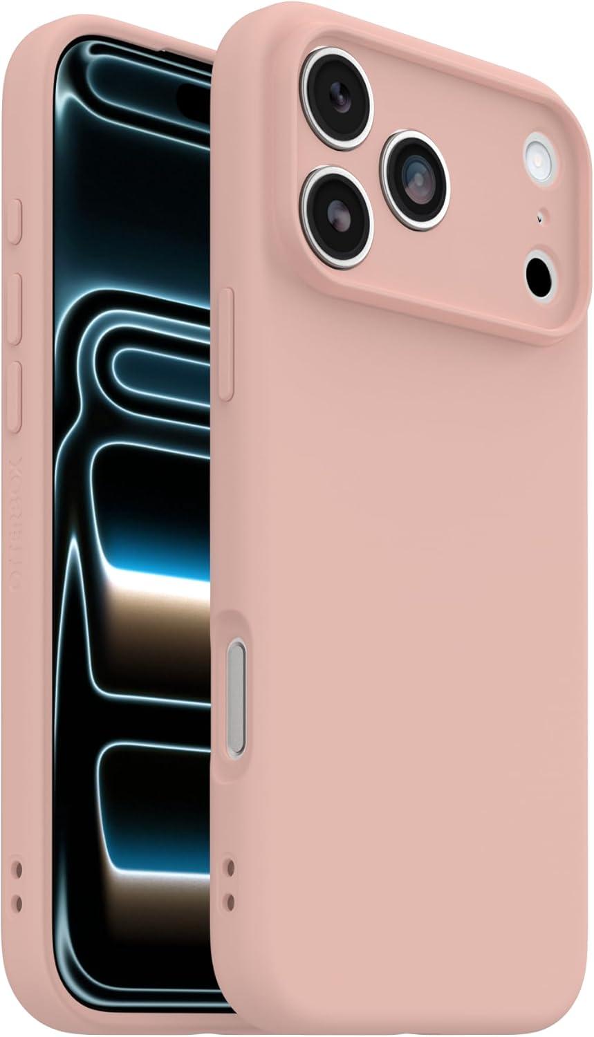 imageOtterBox iPhone 17 Pro Figura Series Case Polus Blue Aesthetic Silicone Phone Cases Protective Minimalist Design MagSafe iPhone Case with Camera ProtectionPink
