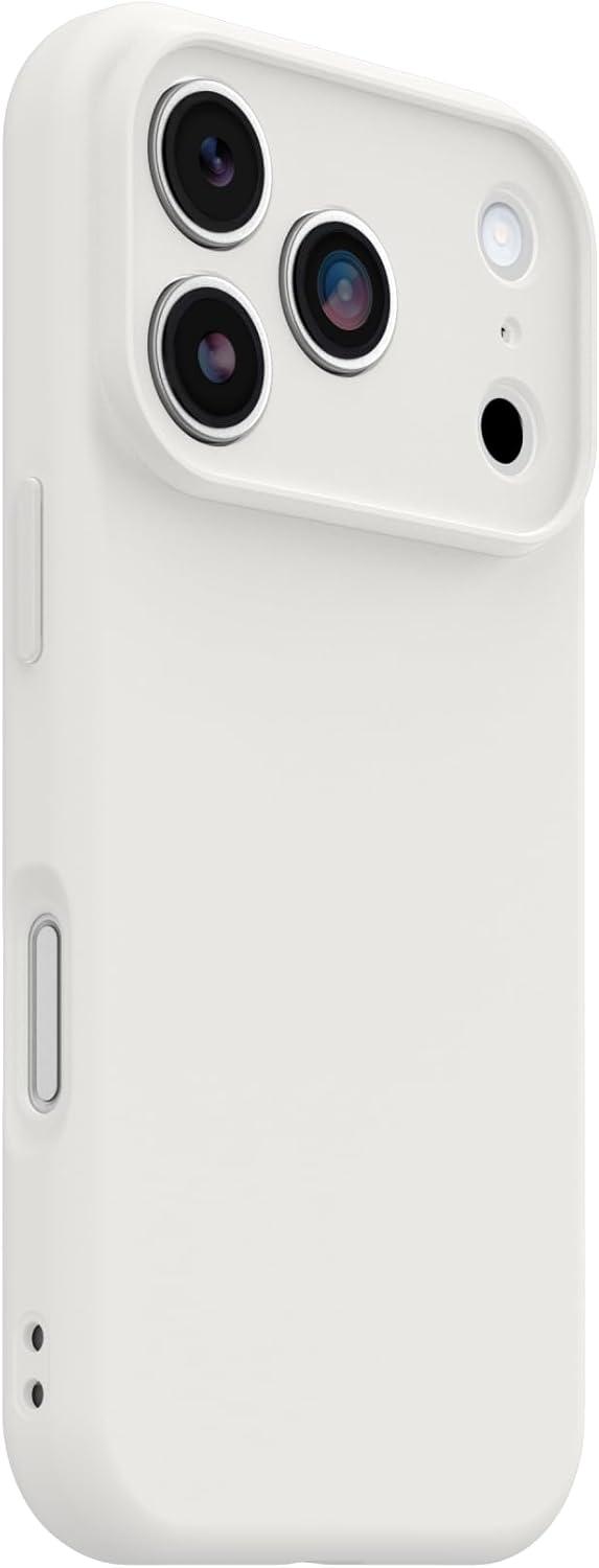 imageOtterBox iPhone 17 Pro Figura Series Case Polus Blue Aesthetic Silicone Phone Cases Protective Minimalist Design MagSafe iPhone Case with Camera ProtectionWhite