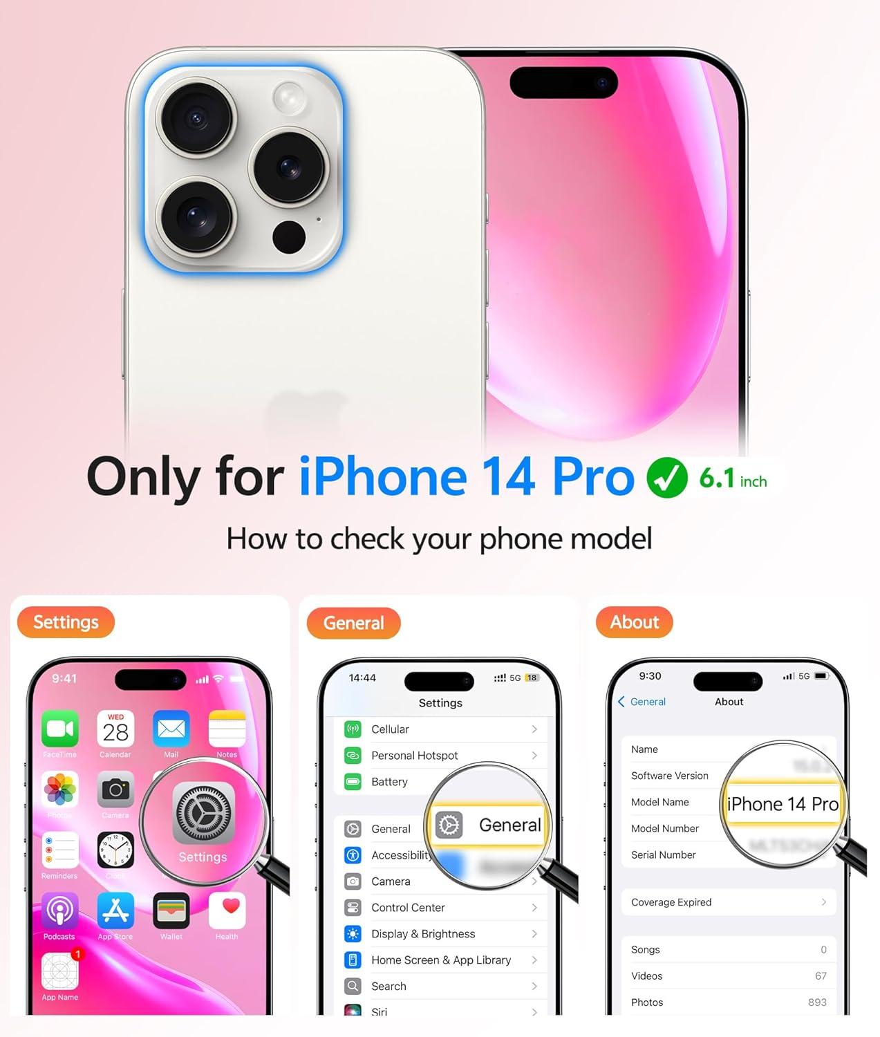 imageFNTCASE for Google Pixel 10a Case Compatible with Magsafe Translucent Matte Cases with Screen Protector Military Grade Shockproof Protective Magnetic Phone Cover for Pixel 10A BlackHot Pink