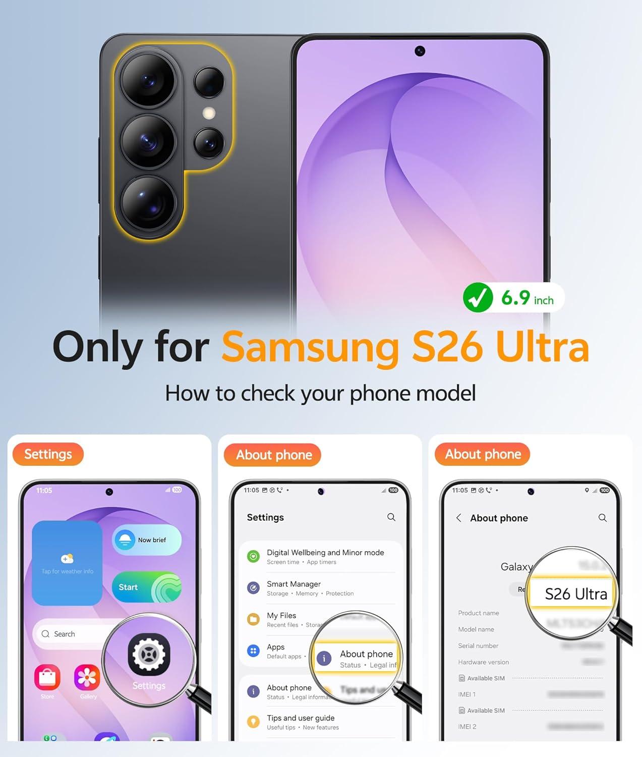 imageFNTCASE for Google Pixel 10a Case Compatible with Magsafe Translucent Matte Cases with Screen Protector Military Grade Shockproof Protective Magnetic Phone Cover for Pixel 10A BlackPurple