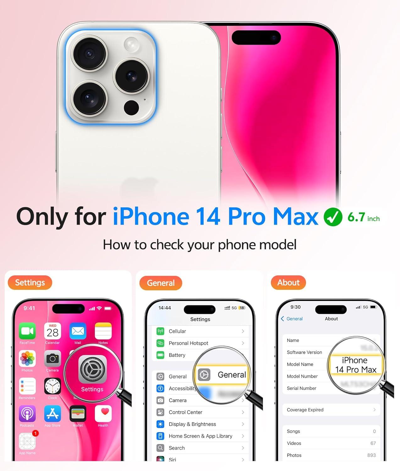 imageFNTCASE for Google Pixel 10a Case Compatible with Magsafe Translucent Matte Cases with Screen Protector Military Grade Shockproof Protective Magnetic Phone Cover for Pixel 10A BlackHot Pink