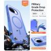 FNTCASE for Google Pixel 10a Case: [Compatible with Magsafe] Translucent Matte Cases with [Screen Protector] Military Grade Shockproof Protective Magnetic Phone Cover for Pixel 10A – Black(Ultramarine)