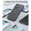 FNTCASE for Google Pixel 10a Case: [Compatible with Magsafe] Translucent Matte Cases with [Screen Protector] Military Grade Shockproof Protective Magnetic Phone Cover for Pixel 10A – Black(Full Gray)