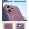 FNTCASE for Google Pixel 10a Case: [Compatible with Magsafe] Translucent Matte Cases with [Screen Protector] Military Grade Shockproof Protective Magnetic Phone Cover for Pixel 10A – Black(Full Purple)