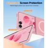 FNTCASE for Google Pixel 10a Case: [Compatible with Magsafe] Translucent Matte Cases with [Screen Protector] Military Grade Shockproof Protective Magnetic Phone Cover for Pixel 10A – Black(Pink)