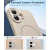 FNTCASE for Google Pixel 10a Case: [Compatible with Magsafe] Translucent Matte Cases with [Screen Protector] Military Grade Shockproof Protective Magnetic Phone Cover for Pixel 10A – Black(Full White)
