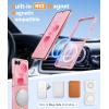 FNTCASE for Google Pixel 10a Case: [Compatible with Magsafe] Translucent Matte Cases with [Screen Protector] Military Grade Shockproof Protective Magnetic Phone Cover for Pixel 10A – Black(Pink)