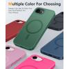 FNTCASE for Google Pixel 10a Case: [Compatible with Magsafe] Translucent Matte Cases with [Screen Protector] Military Grade Shockproof Protective Magnetic Phone Cover for Pixel 10A – Black(Full Green)