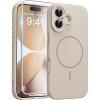 FNTCASE for Google Pixel 10a Case: [Compatible with Magsafe] Translucent Matte Cases with [Screen Protector] Military Grade Shockproof Protective Magnetic Phone Cover for Pixel 10A – Black(Full White)