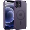 FNTCASE for Google Pixel 10a Case: [Compatible with Magsafe] Translucent Matte Cases with [Screen Protector] Military Grade Shockproof Protective Magnetic Phone Cover for Pixel 10A – Black(Purple)