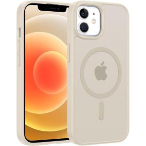 FNTCASE for Google Pixel 10a Case: [Compatible with Magsafe] Translucent Matte Cases with [Screen Protector] Military Grade Shockproof Protective Magnetic Phone Cover for Pixel 10A – Black(Off White)