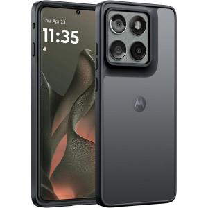 FNTCASE for Google Pixel 10a Case: [Compatible with Magsafe] Translucent Matte Cases with [Screen Protector] Military Grade Shockproof Protective Magnetic Phone Cover for Pixel 10A – Black(Black Matte)