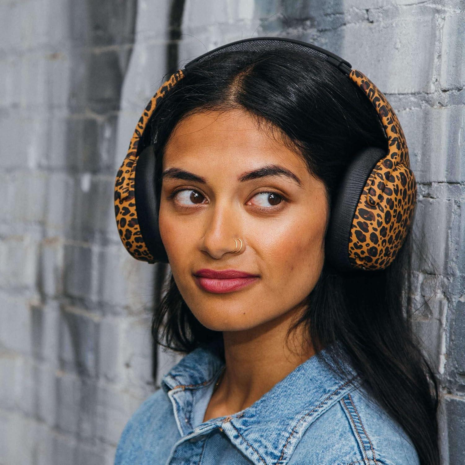 imageSkullcandy Crusher ANC 2 Wireless OverEar Bluetooth Headphones with MultiSensory Bass Active Noise Cancelling Up to 60 Hours Battery Microphone for iPhone Android Realtree Edge Colors EspressoLeopard