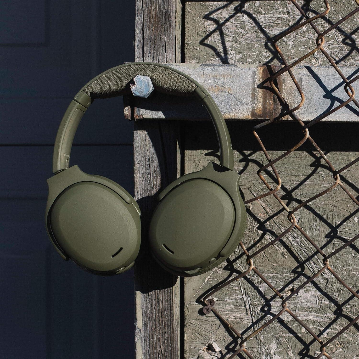 imageSkullcandy Crusher ANC 2 Wireless OverEar Bluetooth Headphones with MultiSensory Bass Active Noise Cancelling Up to 60 Hours Battery Microphone for iPhone Android Realtree Edge Colors EspressoDrab