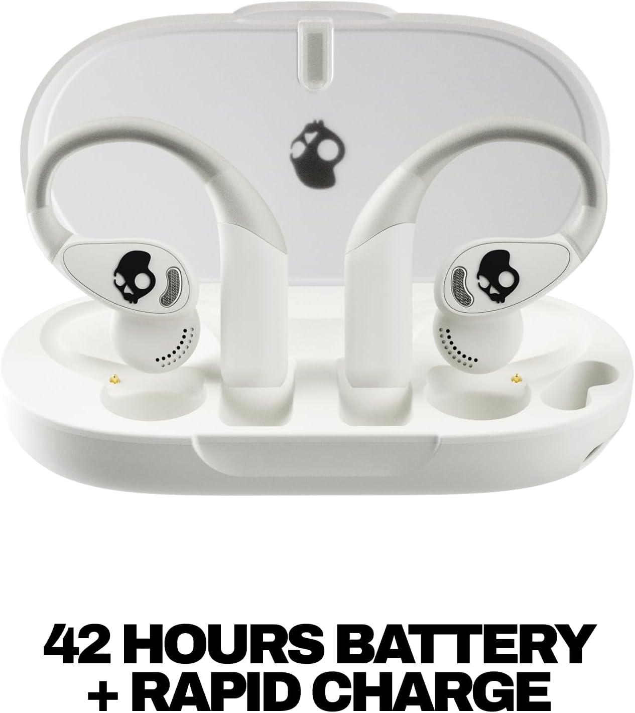 imageSkullcandy Push 540 Open Wireless OpenEar Bluetooth Earbuds Headphones Sweat and Water Resistant 42 Hours Battery Detachable Neckband Secure Fit Microphone for iPhone Android BoneBone