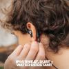 Skullcandy Push 540 Open Wireless Open-Ear Bluetooth Earbuds, Headphones, Sweat and Water Resistant, 42 Hours Battery, Detachable Neckband, Secure Fit, Microphone for iPhone Android – Bone(True Black)