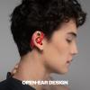 Skullcandy Push 540 Open Wireless Open-Ear Bluetooth Earbuds, Headphones, Sweat and Water Resistant, 42 Hours Battery, Detachable Neckband, Secure Fit, Microphone for iPhone Android – Bone(Plasma)