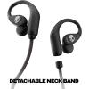 Skullcandy Push 540 Open Wireless Open-Ear Bluetooth Earbuds, Headphones, Sweat and Water Resistant, 42 Hours Battery, Detachable Neckband, Secure Fit, Microphone for iPhone Android – Bone(True Black)
