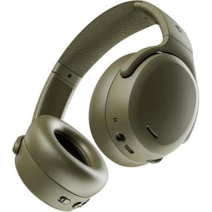 Skullcandy Crusher ANC 2 Wireless Over-Ear Bluetooth Headphones with Multi-Sensory Bass, Active Noise Cancelling, Up to 60 Hours Battery, Microphone for iPhone Android – Realtree Edge Colors Espresso(Drab)