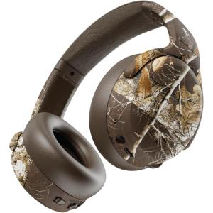 Skullcandy Crusher ANC 2 Wireless Over-Ear Bluetooth Headphones with Multi-Sensory Bass, Active Noise Cancelling, Up to 60 Hours Battery, Microphone for iPhone Android – Realtree Edge Colors Espresso(Realtree EDGE Colors Espresso)