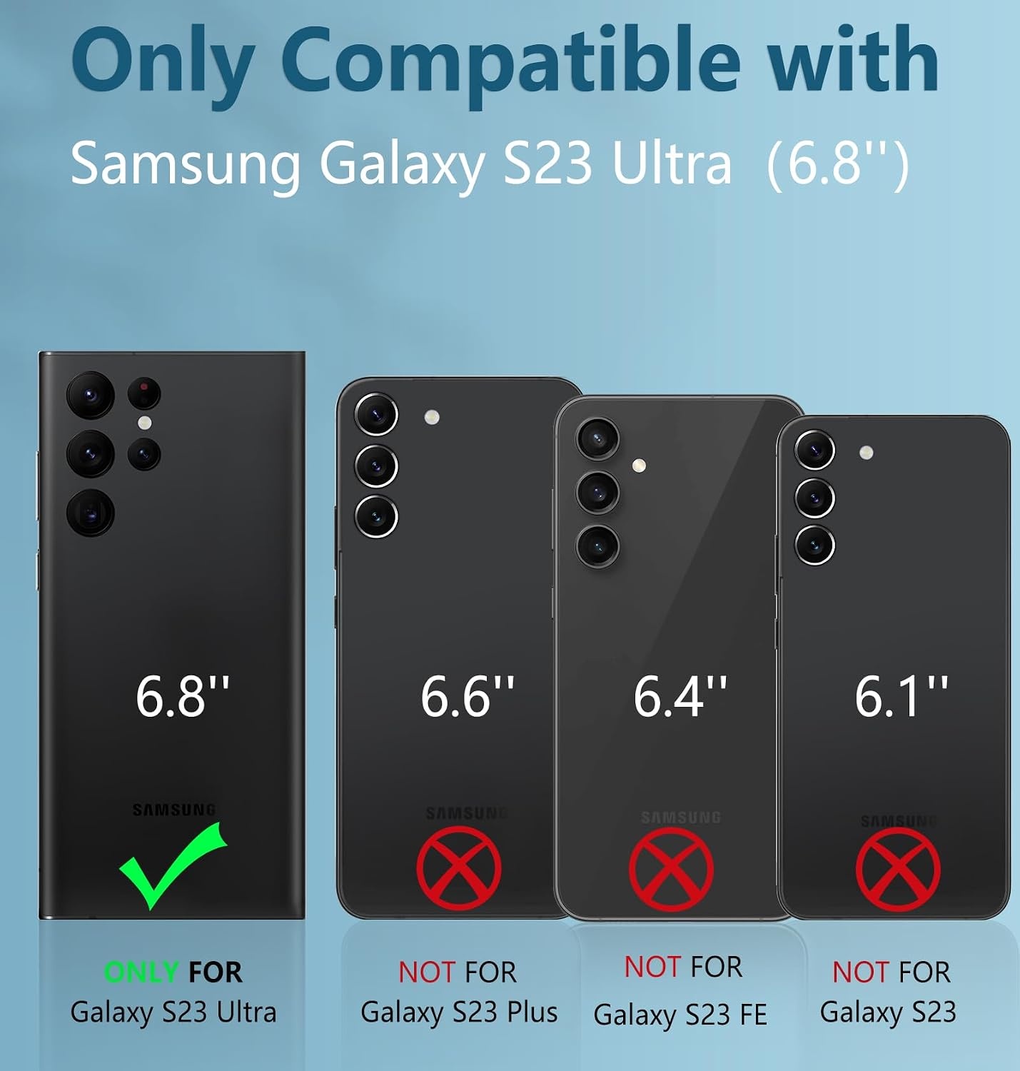 image:imageFNTCASE for Samsung Galaxy S23Ultra Case Military Grade Drop Proof Protection Mobile Cover with Kickstand Matte Textured Rugged Shockproof TPU Protective Sturdy Phone Case Black 68 inchOrange