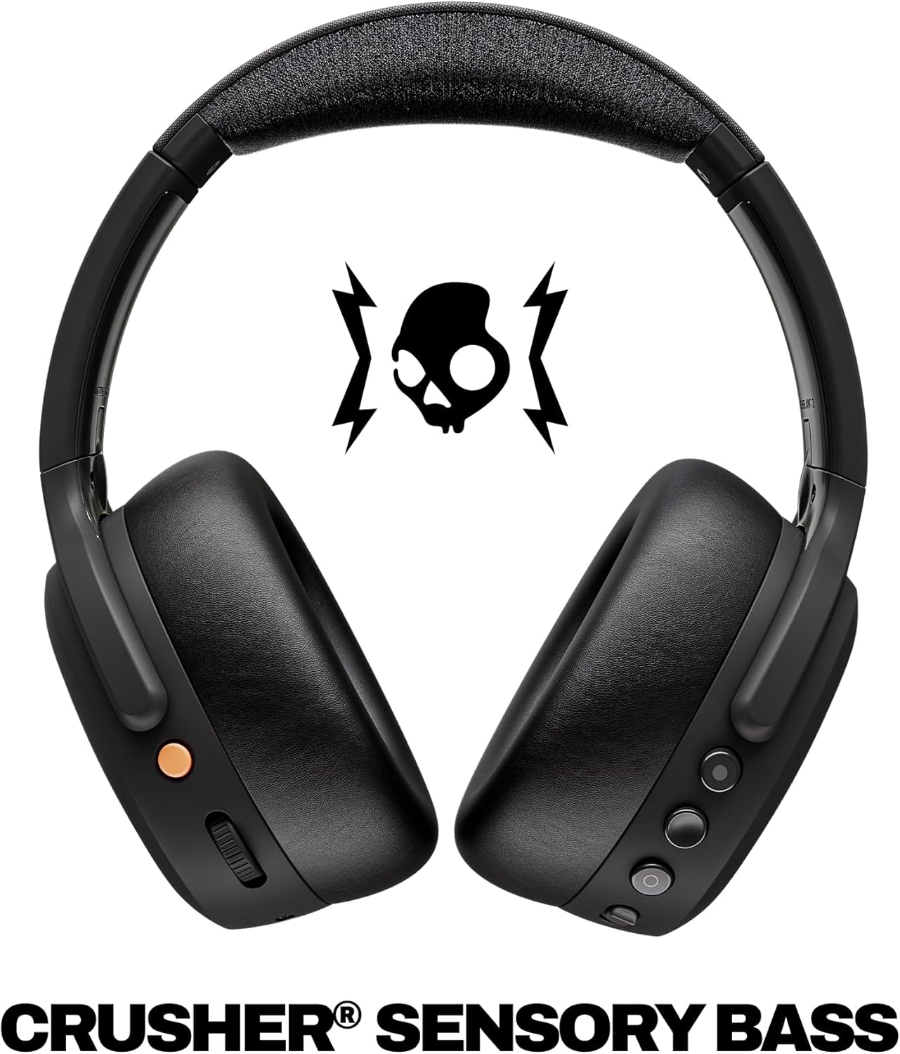 image:imageSkullcandy Crusher ANC 2 Wireless OverEar Bluetooth Headphones with MultiSensory Bass Active Noise Cancelling Up to 60 Hours Battery Microphone for iPhone Android All Love 2026True Black