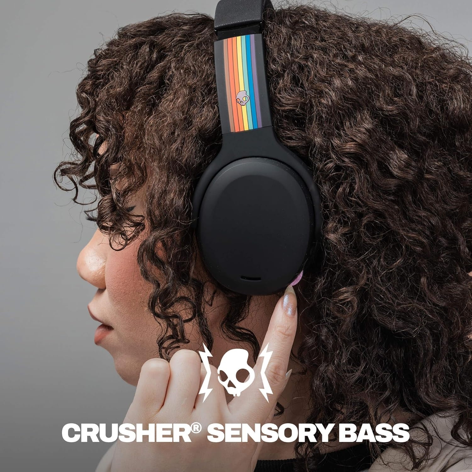 image:imageSkullcandy Crusher ANC 2 Wireless OverEar Bluetooth Headphones with MultiSensory Bass Active Noise Cancelling Up to 60 Hours Battery Microphone for iPhone Android All Love 2026All Love 2026