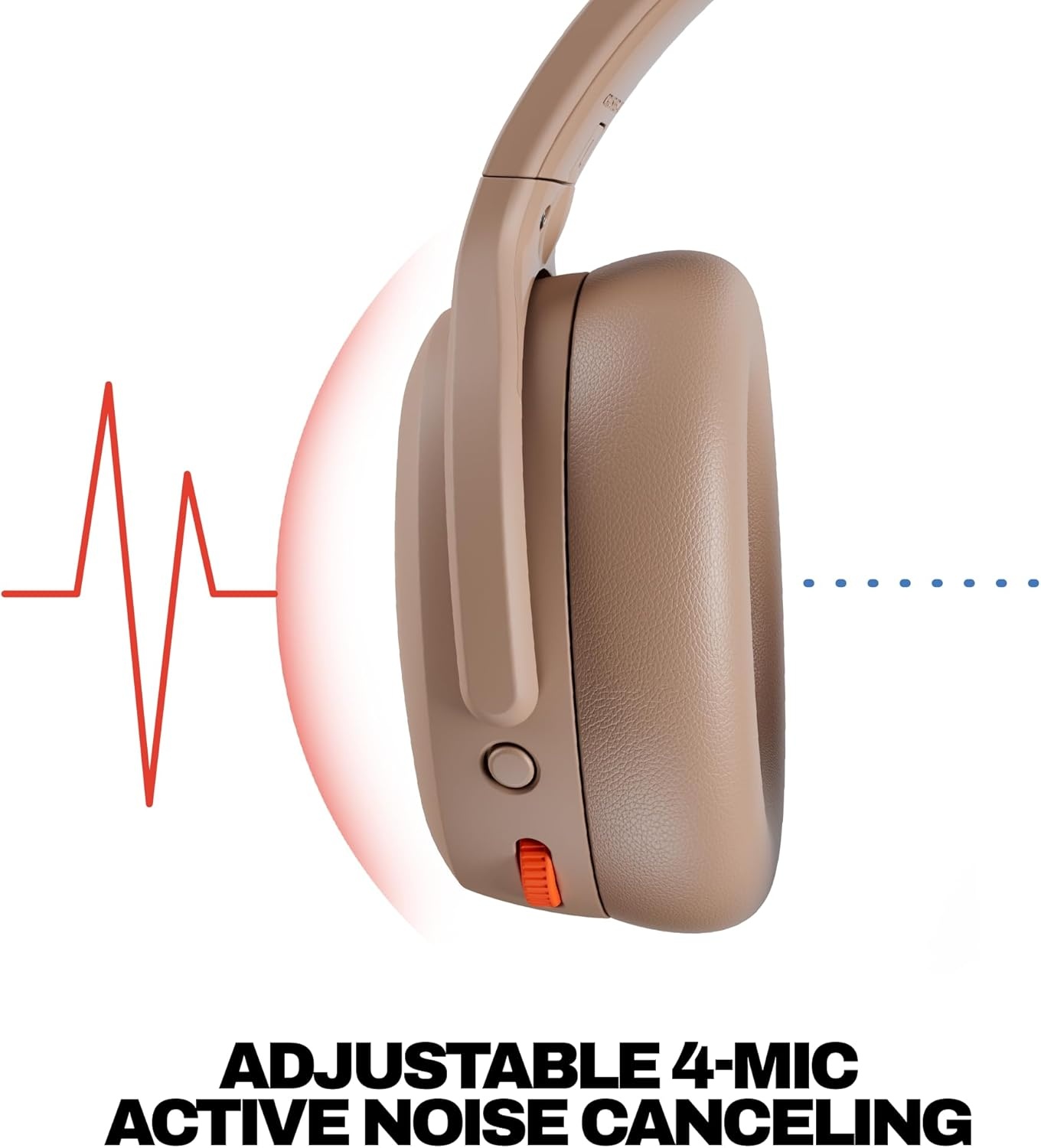 image:imageSkullcandy Crusher ANC 2 Wireless OverEar Bluetooth Headphones with MultiSensory Bass Active Noise Cancelling Up to 60 Hours Battery Microphone for iPhone Android All Love 2026Primer