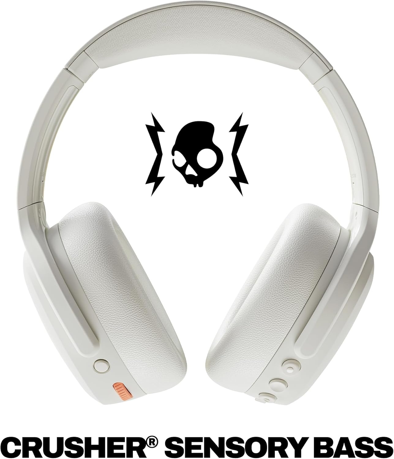 image:imageSkullcandy Crusher ANC 2 Wireless OverEar Bluetooth Headphones with MultiSensory Bass Active Noise Cancelling Up to 60 Hours Battery Microphone for iPhone Android All Love 2026Bone