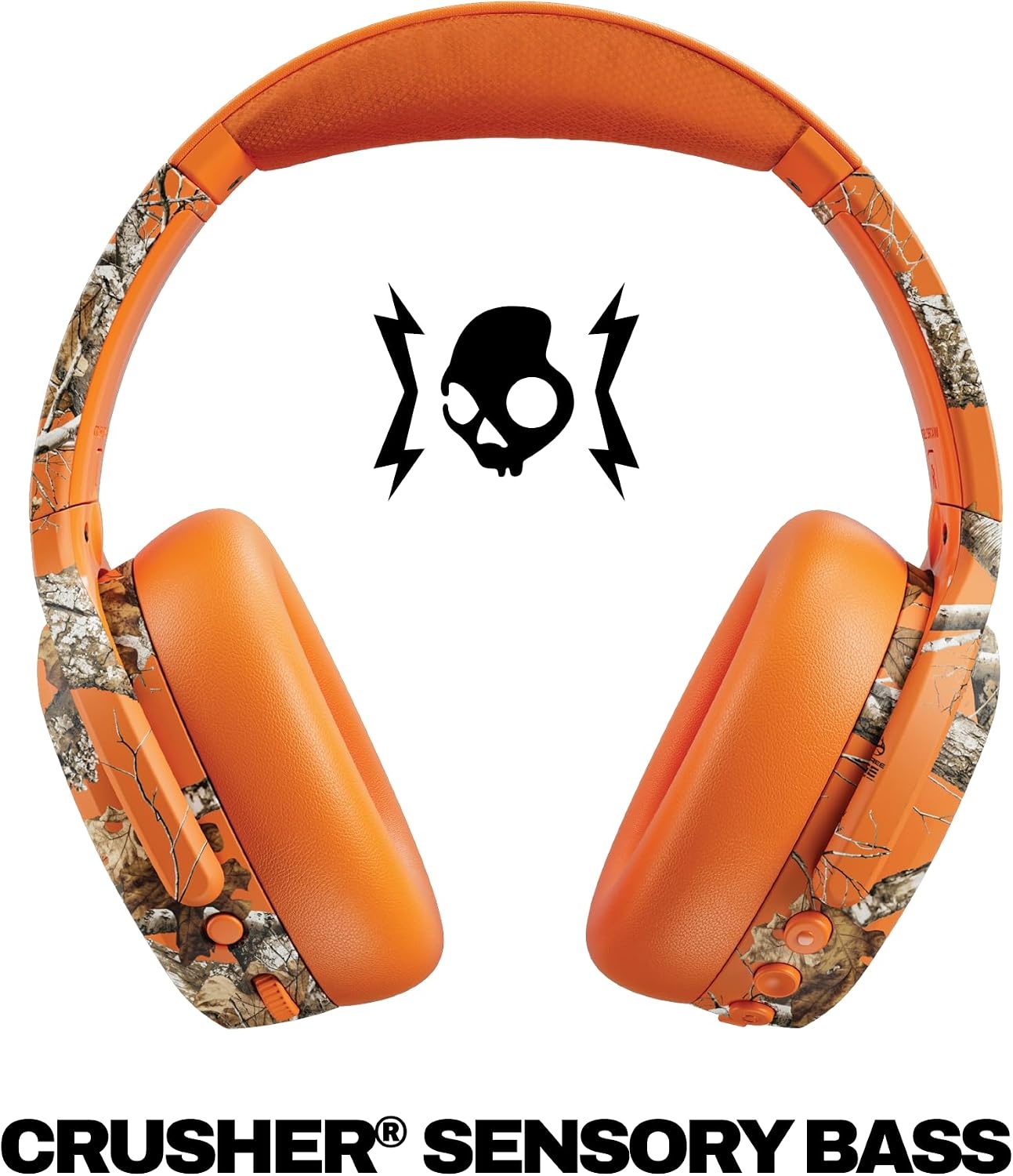 image:imageSkullcandy Crusher ANC 2 Wireless OverEar Bluetooth Headphones with MultiSensory Bass Active Noise Cancelling Up to 60 Hours Battery Microphone for iPhone Android All Love 2026Realtree EDGE Hazard