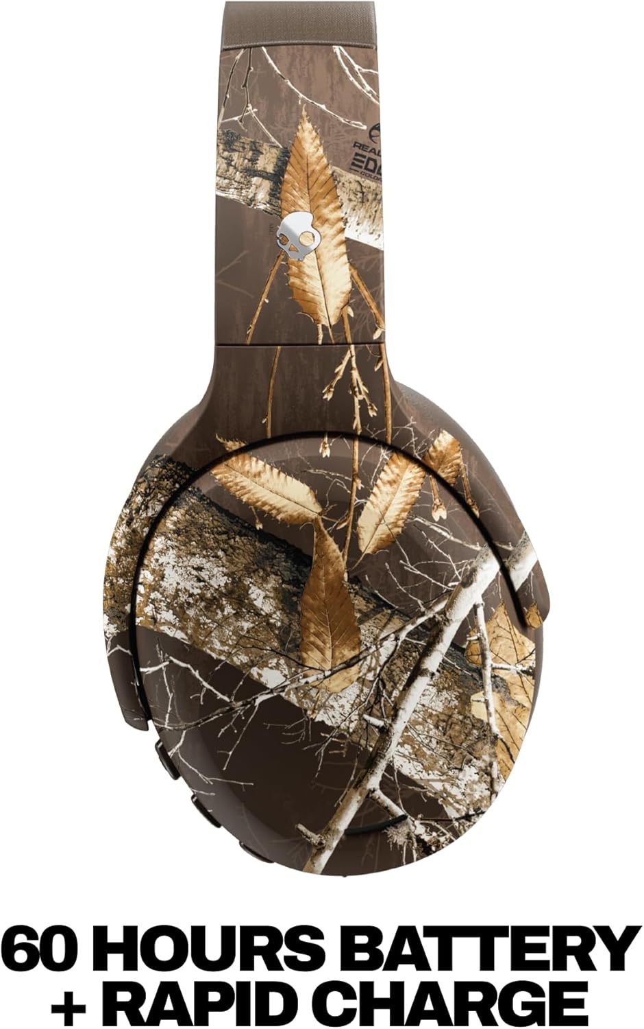 image:imageSkullcandy Crusher ANC 2 Wireless OverEar Bluetooth Headphones with MultiSensory Bass Active Noise Cancelling Up to 60 Hours Battery Microphone for iPhone Android All Love 2026Realtree EDGE Espresso